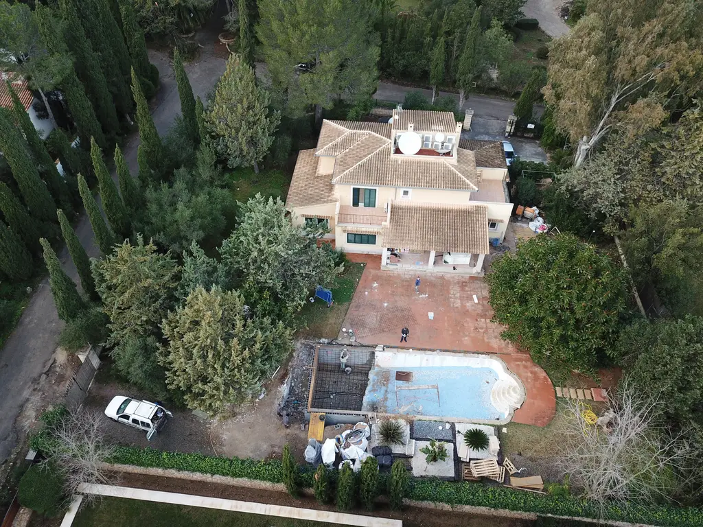 Before and After - refurb from the sky