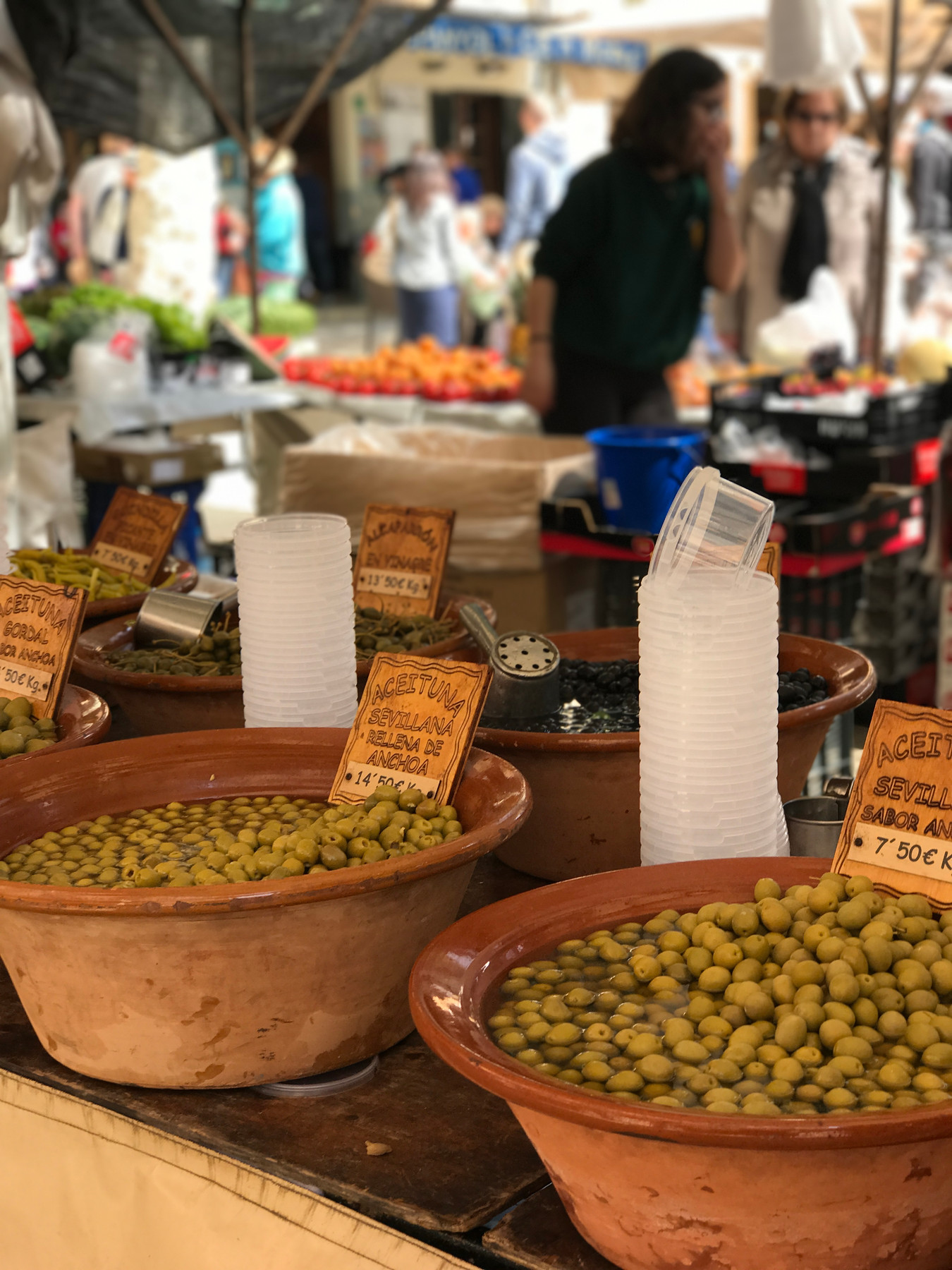 Pollença Fresh Olives Market